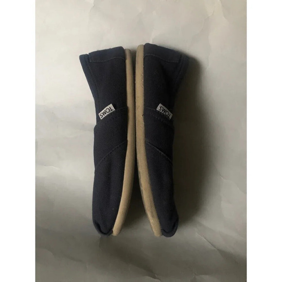 TOMS women’s Canvas Slip-on flat shoes Size W6.5 - Picture 3 of 6